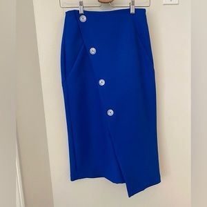 Topshop blue skirt